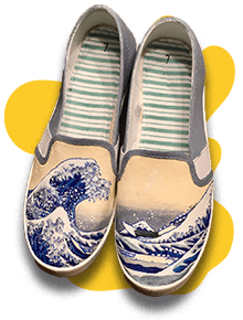 The Great Wave Off Kanagawa Shoes