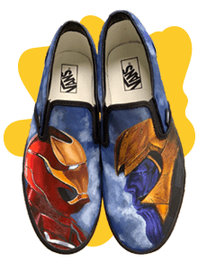 Iron Man and Thanos Shoes